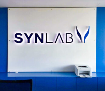 lumineux lettres backlight P3 synlab
