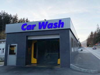 lumineux lettres frontlight P6 car wash